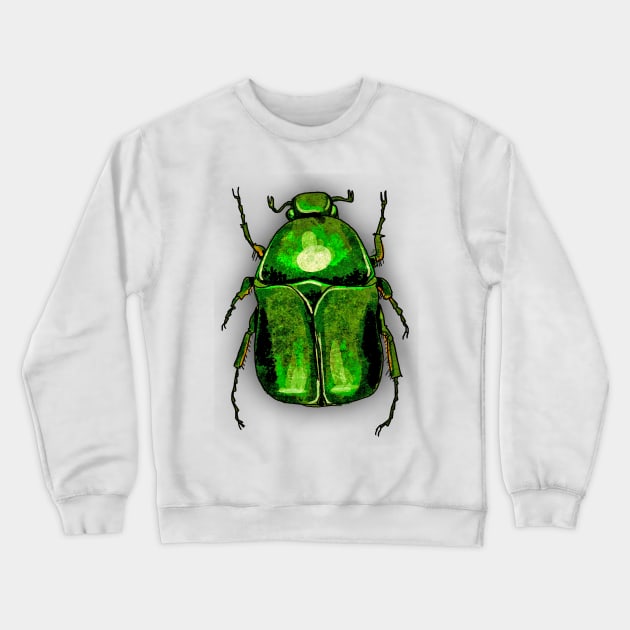 Bugs-15 Rose Chafer Crewneck Sweatshirt by Komigato